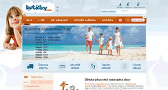 Desktop Screenshot of obuvdetska.cz